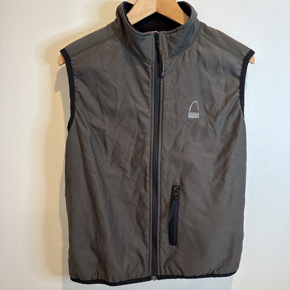 Sierra Designs Softshell Vest Women's Large Brown Made In Canada Zone Series‎